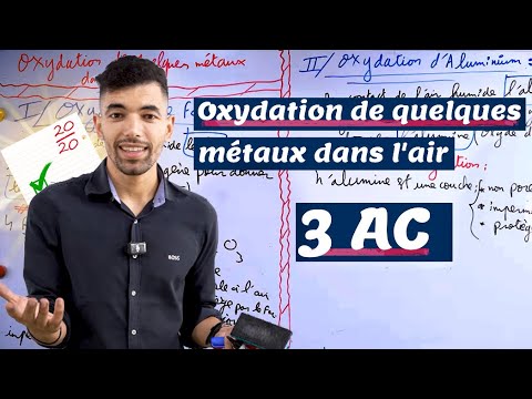 Oxydation De Quelques Métaux Dans L Air 3 Année Collège 3ac ملخص شامل
