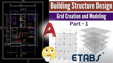 Complete Building Structure Design in ETABS V 21 | Grid Creation and Modeling | Part - 1