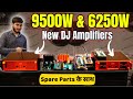 9500w  6250w dj amplifiers with spare parts