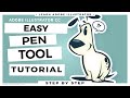 Adobe Illustrator Tutorial for Beginners: How to Use the Pen Tool