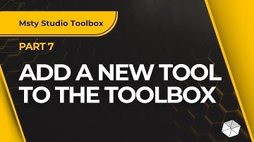 Toolbox - Add a new Tool