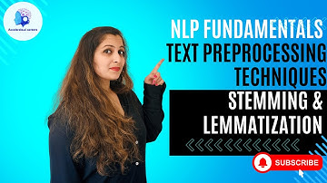 Generative AI - NLP Text Preprocessing Techniques - Stemming & Lemmatization #generative
