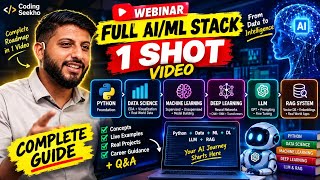 AI & ML COMPLETE COURSE 🔥 From ZERO to AI | Beginners One Shot | Coding Seekho | Python Full Stack