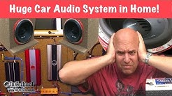 11,000 watts of Car Audio Amps in a Home Audio Setup? 