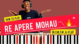 How to play🎹 || Re apere Mohau || #easywaytoplay