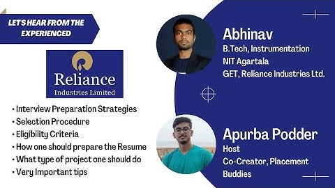 RELIANCE Interview Experience for Instrumentation Engineers | How to Crack Reliance | #Reliance