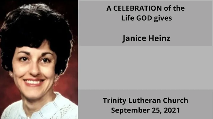 Memorial Service for Janice Heinz