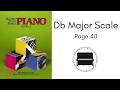 Db Major Scale - Bastien Piano Basics Level 3