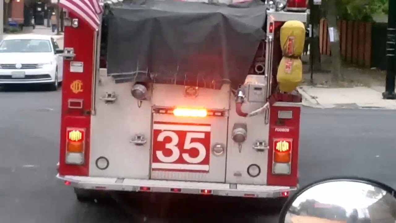 Chicago Fire Department Engine 35. - YouTube