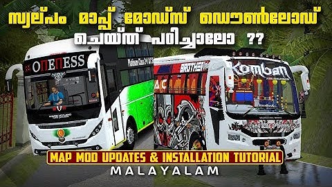 New Map Mods for BUSSID: Download Tutorial | Kerala Bus Mod Livery 🔥