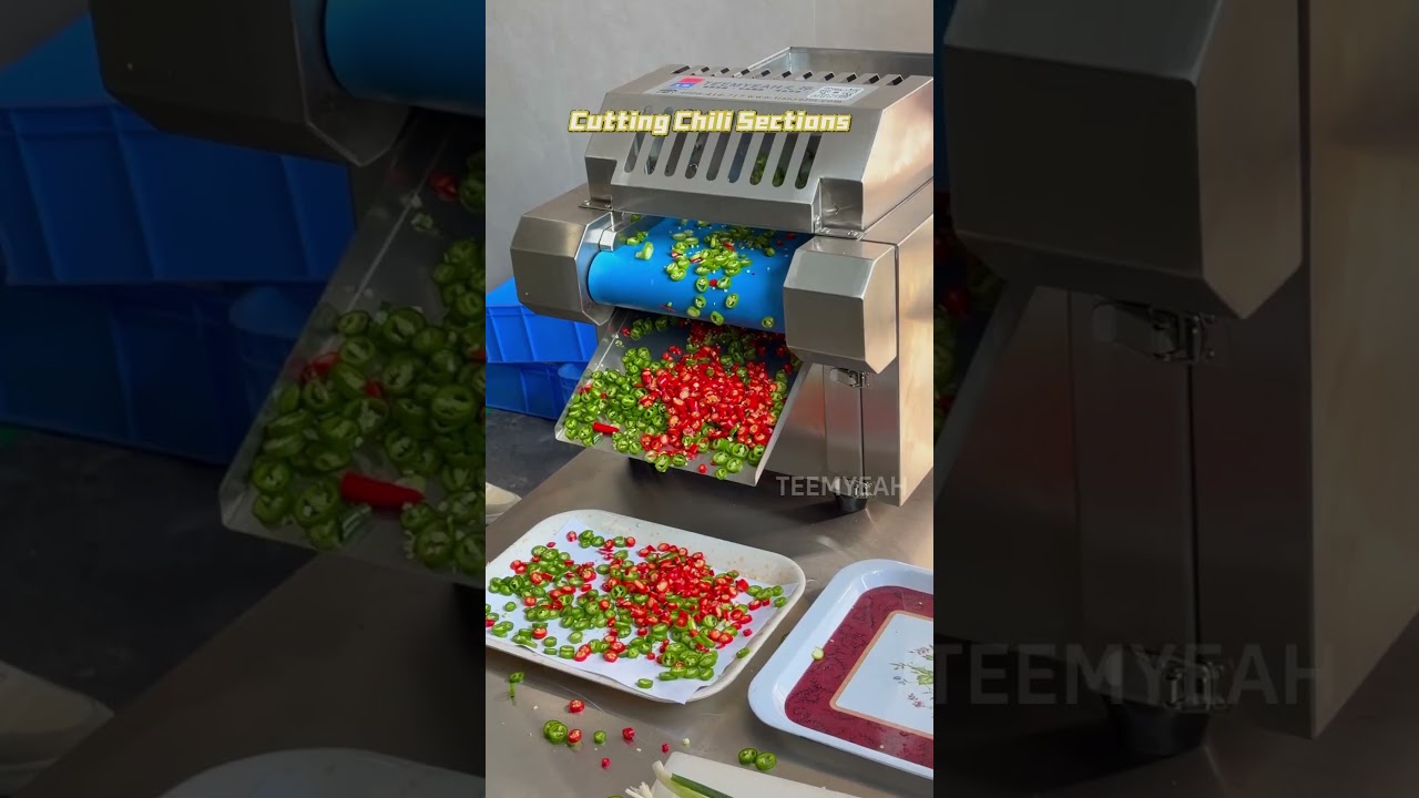 Fully Automatic Chili Slicing Machine 803 Teemyeah Machinery