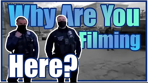 Man Questioned For Filming Police Parking Lot - 1st Amendment Audit