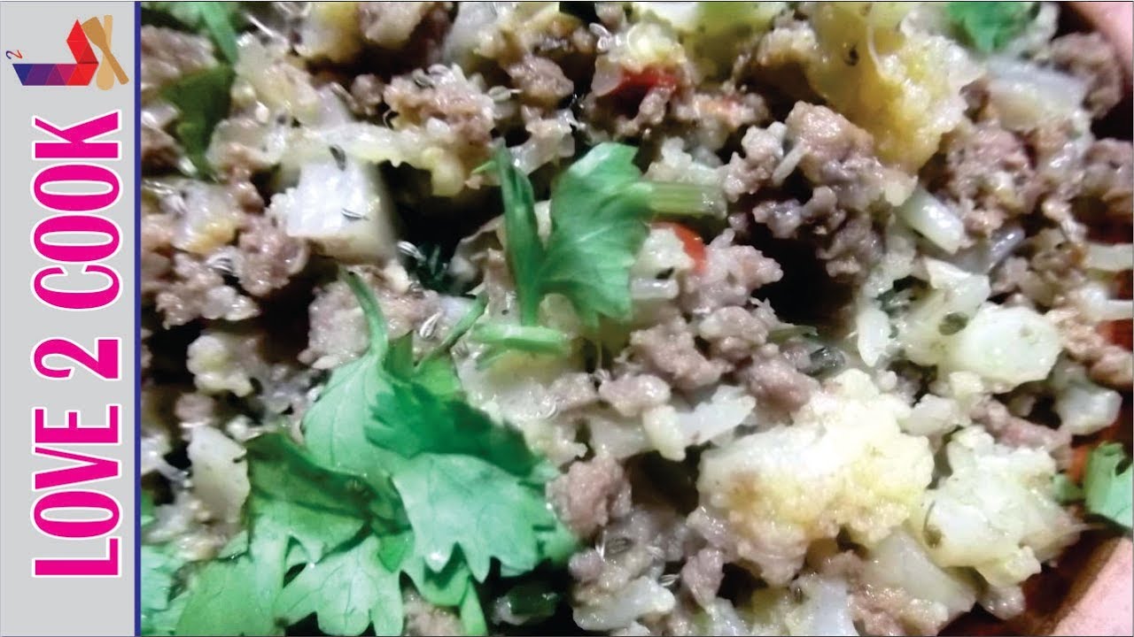 Tasty Gobi Keema-Cauliflower Recipes-Vegetable Recipes Urdu Hindi 2018 vlogs in spanish