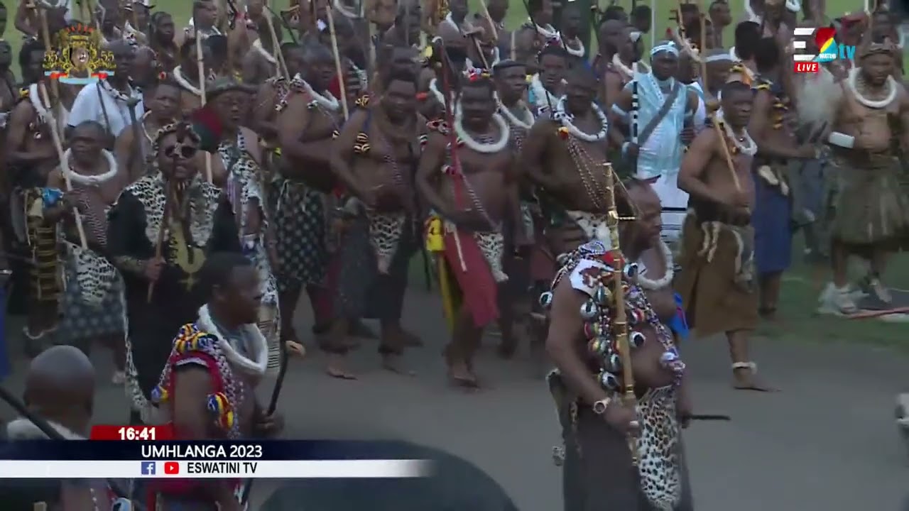 Lakhanya Lilanga ll His Majesty King Mswati III  arrives for Umhlanga Reed Dance