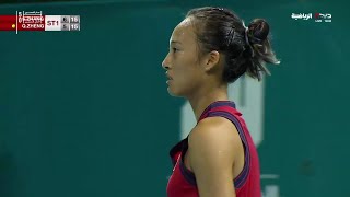 Zhang Shuai v Zheng Qinwen - 2021 Dubai