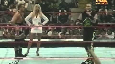 Road Dogg vs Owen Hart with Debra RAW is WAR