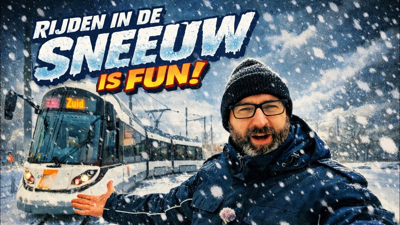 TRAM FAN HEEFT SNEEUWPRET 4K