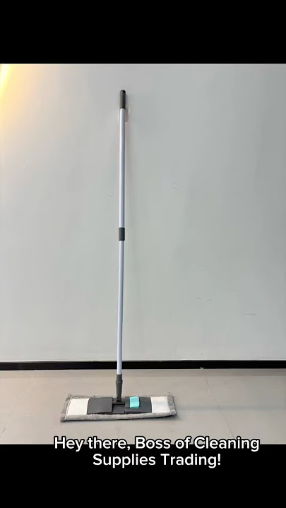 Microfiber Flat Mop Factory Cleaning Floor Mop #cleaning #flatmop #householditems #householdcleaning