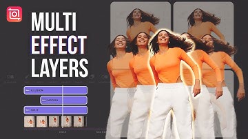 InShot Multiple Effect Layers Tutorial📚 | Stack Effects on InShot | Add Effects to PIP Layers🎥