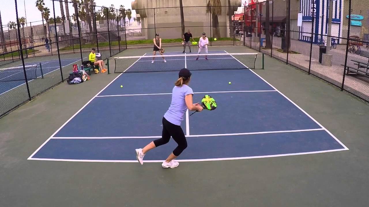 Pop Tennis Intermediate Doubles Drills with Tomas (Part 2) YouTube