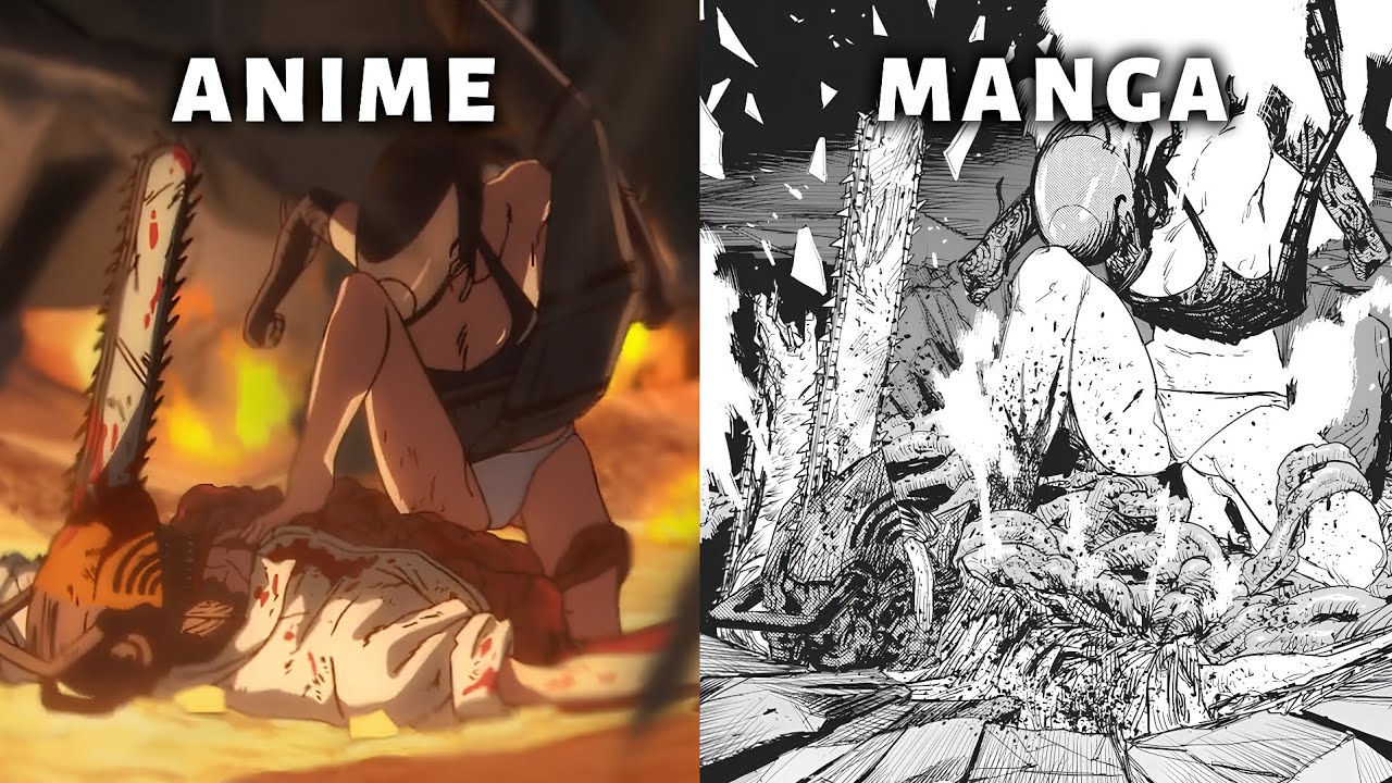 Anime VS Manga - Chainsaw Man Movie Reze Arc