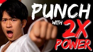 EASIEST Technique To "2X" Your Karate Punch!