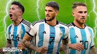 The ELEGANCE of the Midfielders of Argentina | Mac Allister, Fernandez, De Paul (Qatar 2022)