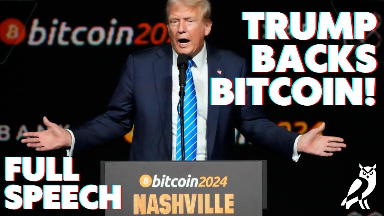 TRUMP BACKS BITCOIN & CRYPTO - Epic Full Speech