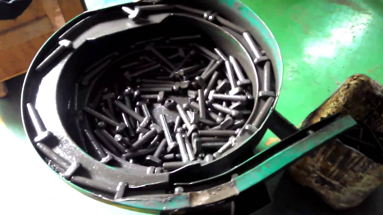 Vibration Bowl for FEDA Auto Feed Thread Rolling Machine - YouTube