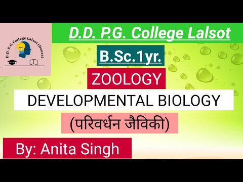 B.sc-1 Zoology (Developmental biology) परिवर्धन जैविकी