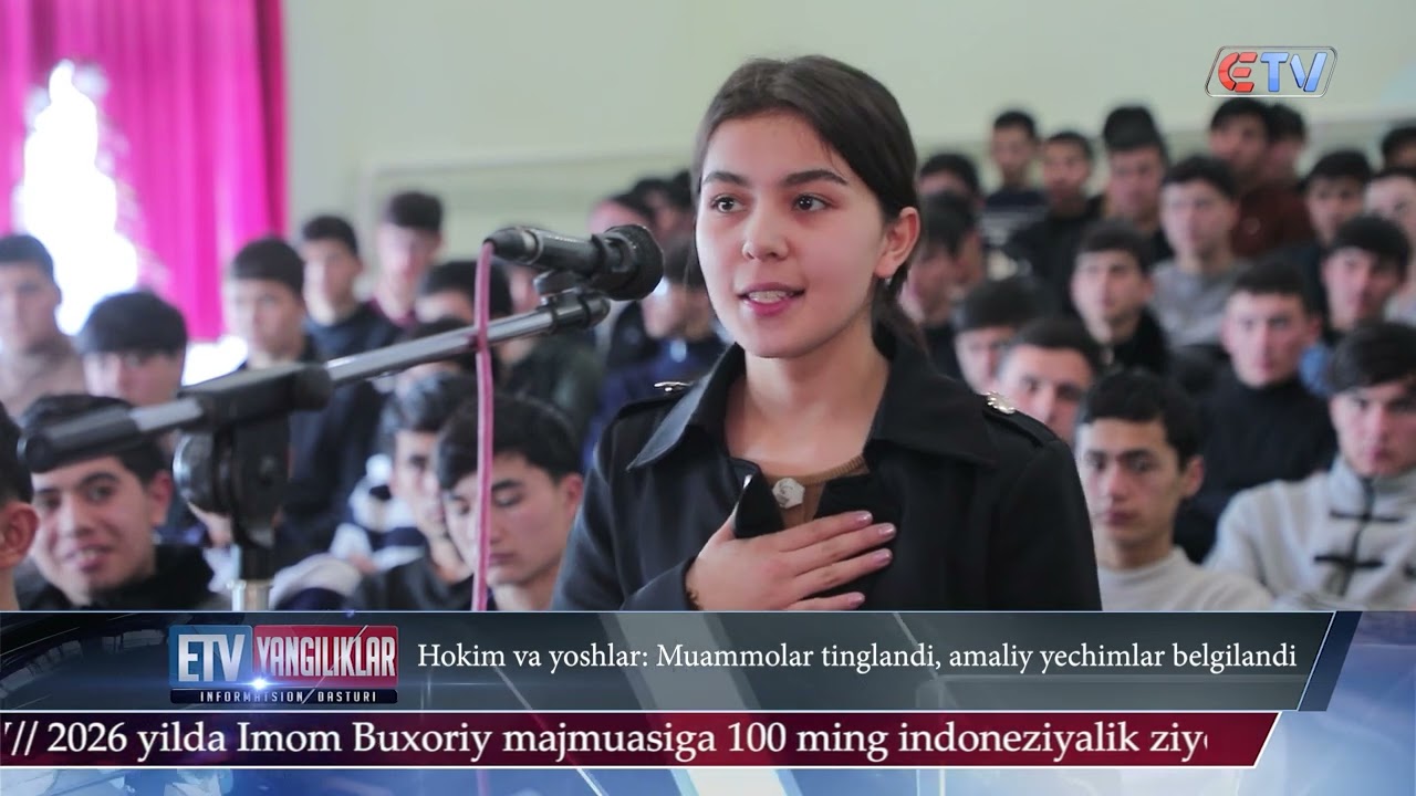 28.02.2026 Yangliklar ID Hokim va yoshlar: Muammolar tinglandi,amaliy yechimlar belgilandi