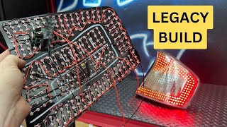 Building Custom led SUBARU LEGACY tail lights