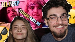 Me and my sister listen to Lil Peep - Selfish/Call Me (lyrics) (Reaction)