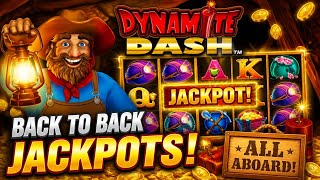 BACK TO BACK MAJOR JACKPOTS on Dynamite Dash: ALL ABOARD! #slots #casinos #jackpot #slotmachine screenshot 5