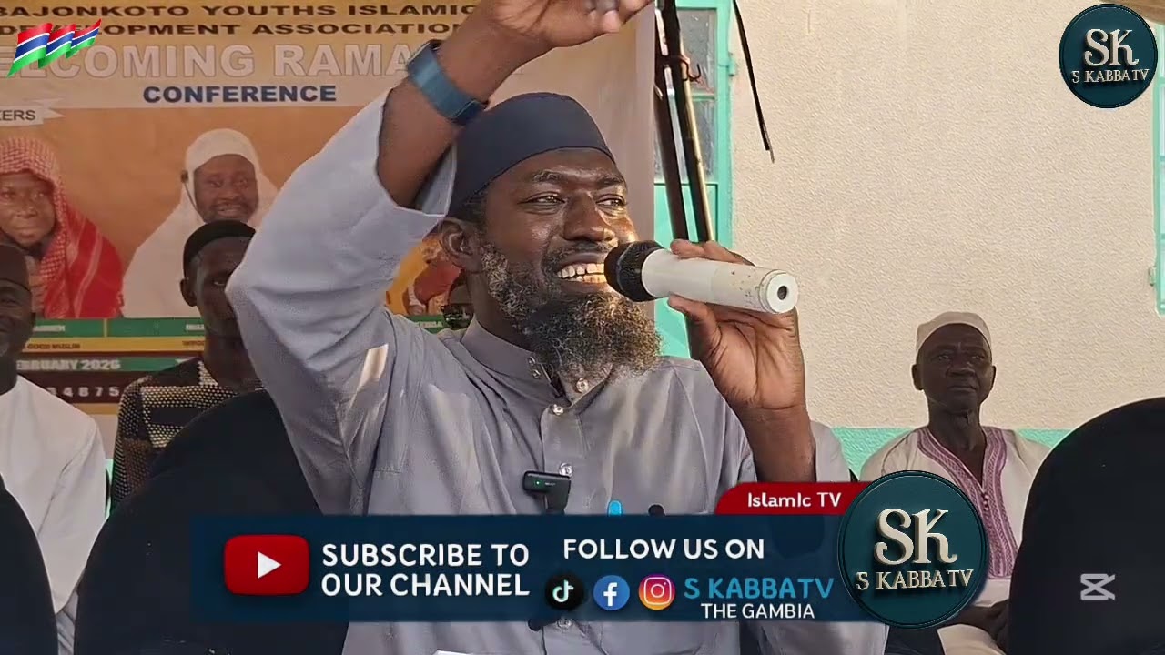 SHEIKH FAKEBBA FANDIN GCEESAY HAFIZAHOULLA محاضرة الدينية بعنوان كيف نستقبل رمضان 🌙 