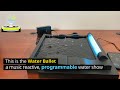 Water ballet programmable water fountain  gadgetify