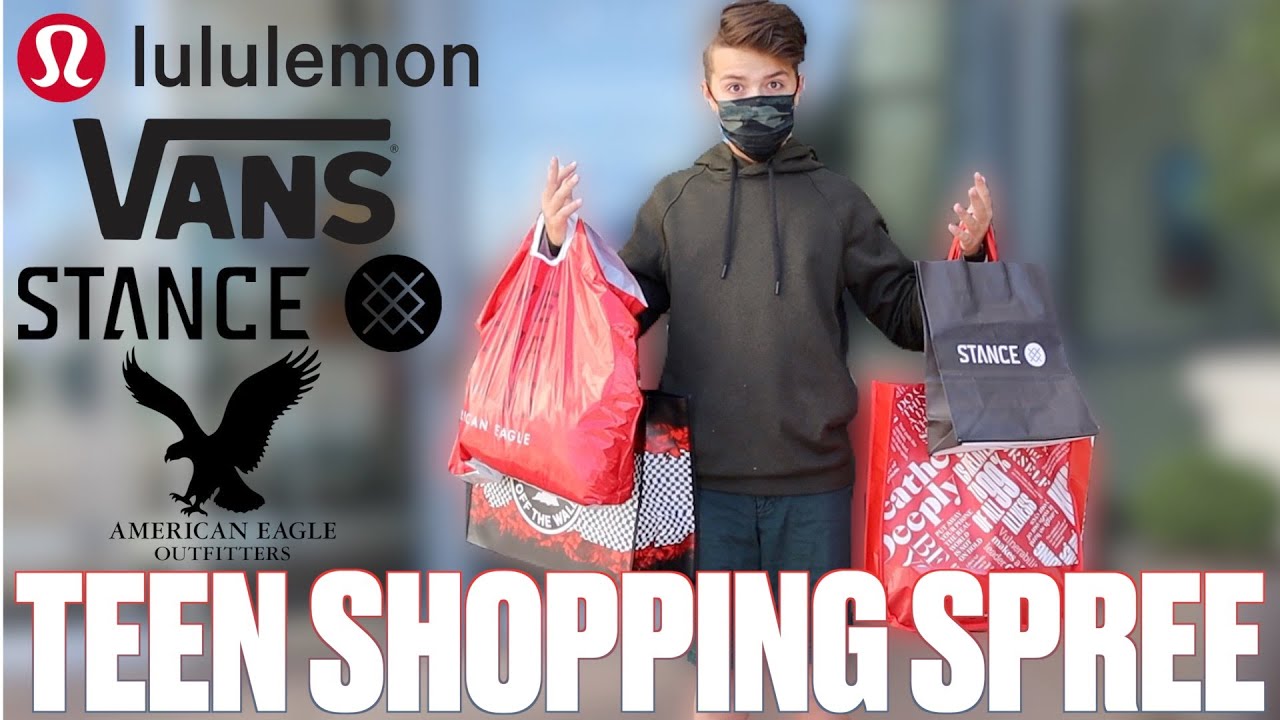 TEEN CLOTHES SHOPPING FOR FALL BOYS FALL CLOTHING HAUL SHOPPING AT