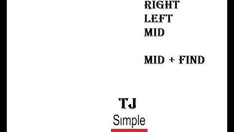 Excel-Beg-07 - Excel Text Function : Left, Right, Mid & Find - Urdu/Hindi