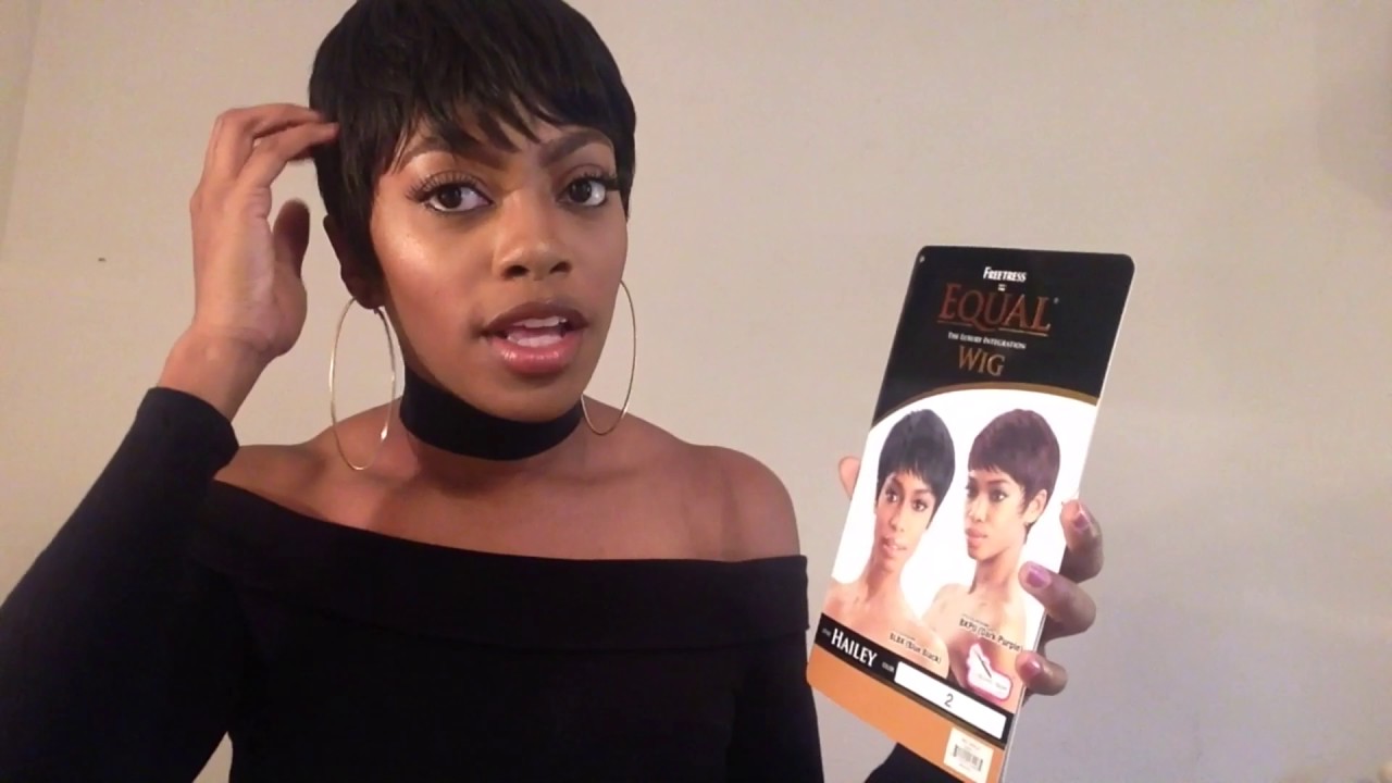 90 S Nia Long Inspired Wig Pixie Cut Youtube