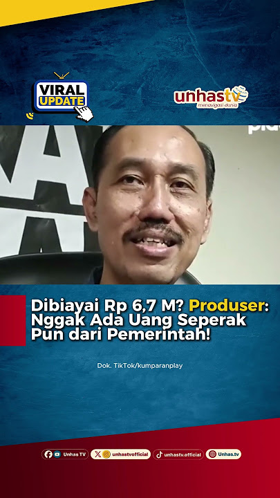 Funded Rp 6.7 Billion? Producer: Not a Single Dime from the Government!