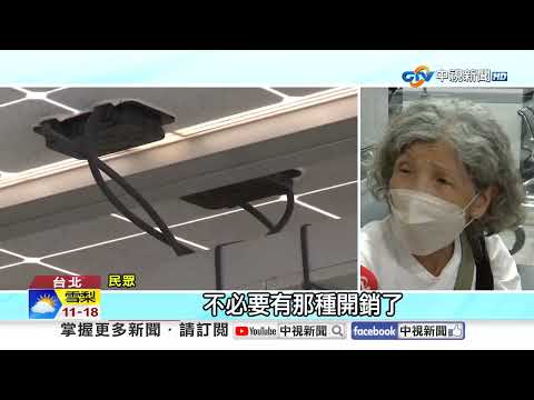 新建物頂樓"8月強制裝光電板"! 民譙爆"沒省電先熱死"?!│中視新聞 20260728
