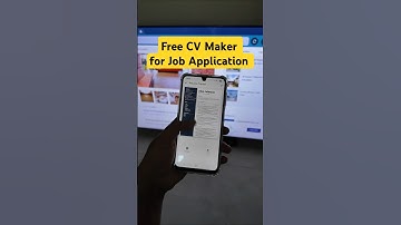 Best CV Maker for Job Application #resumebuilder #cvmaker