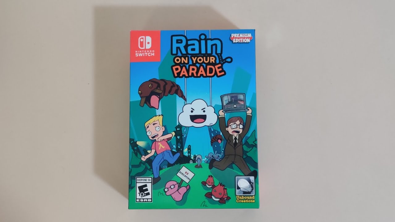 Rain on your Parade Collector Edition Nintendo Switch Unboxing