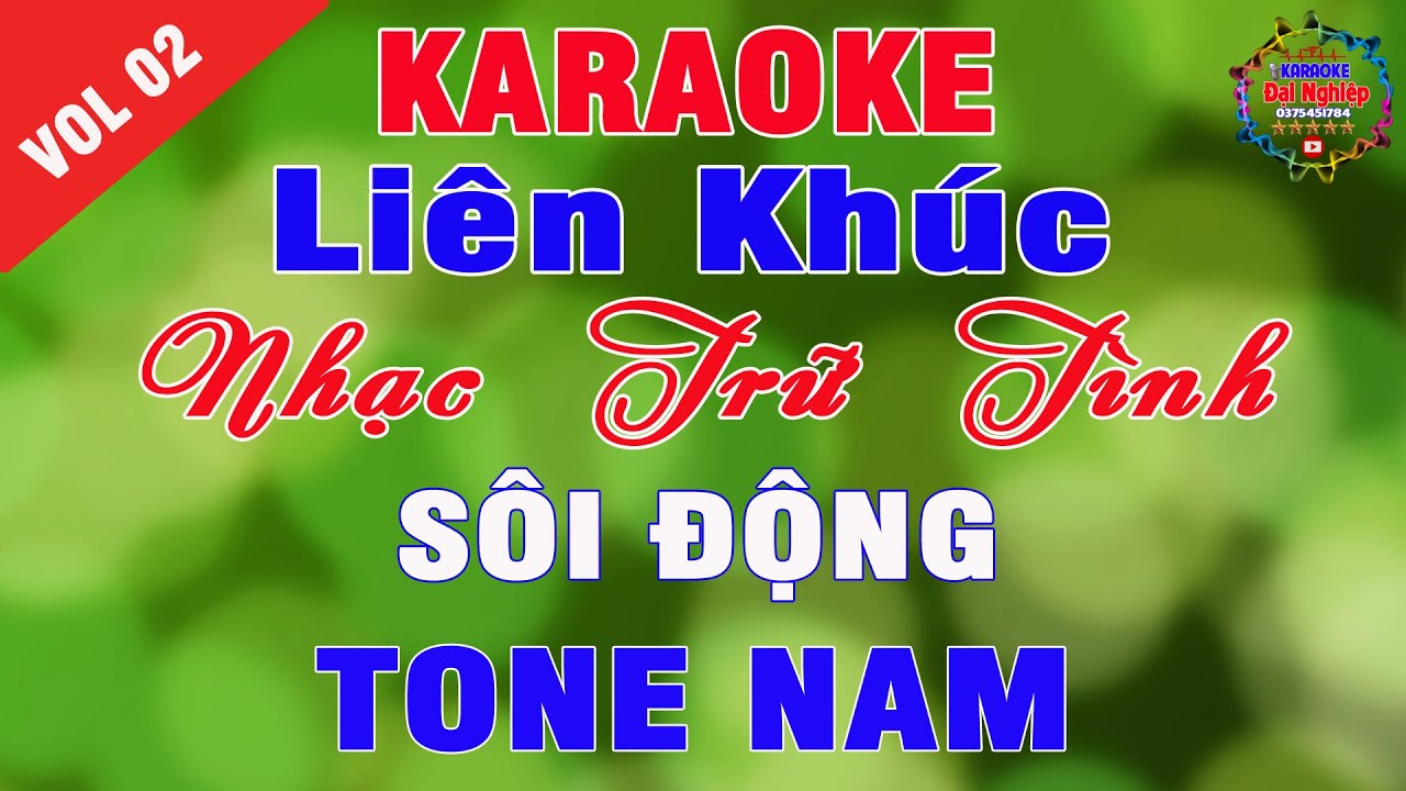 Liên Khúc Karaoke Tone Nam Nhạc Trữ Tình Sôi Động V.02 Nhạc Sống Beat 2026 || Karaoke Đại Nghiệp