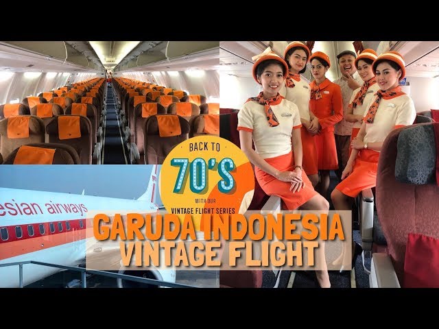 ISTIMEWA! Garuda Indonesia RETRO Flight GA304 Jakarta ke Surabaya VLOG class=