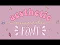 aesthetic fonts 🧚‍♀️ - dafont | Anisa Madini