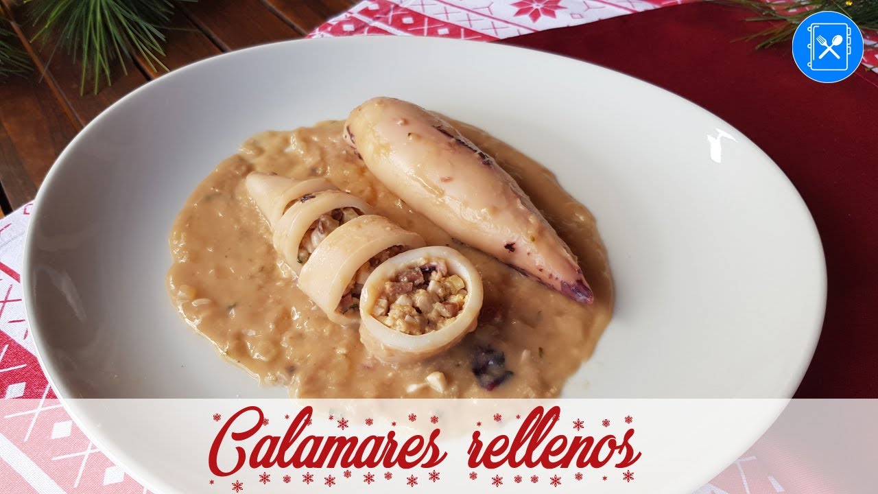 CALAMARES RELLENOS para Navidad | Cocina al día - Receta 
