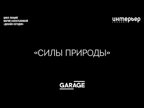 Лекция Марии Савостьяновой «Силы природы»