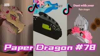 Dragon Puppet Crafts - Paper Dragon TikTok Compilation #78