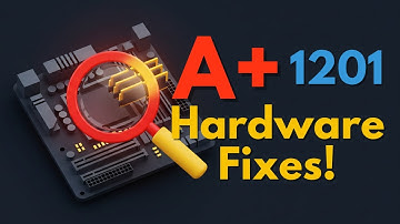 CompTIA A+ 1201: GEHEIMEN voor het oplossen van PC-hardwareproblemen Last-Minute!